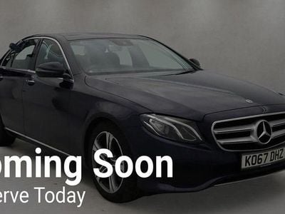 Blue Used 2018 Mercedes E220 Premium Sedan | £11,990 (Good price)