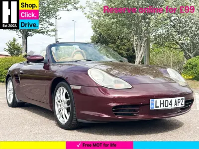 Usado Porsche 986 Boxster 228 HP (167 kW) 2004 Vermelho Cabrios