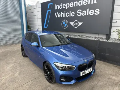 Used BMW 118 Efficient Dynamics 150 HP (110 kW) 2017 Blue Hatchback