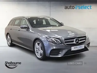Begagnad Mercedes E220 AMG Line Premium 2019 Grå Kombi