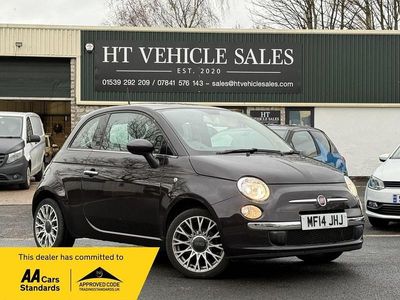 Blue Used 2014 Fiat 500 Lounge Hatchback | £5,295 (Fair price)