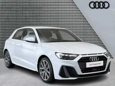 Used Audi A1 S-Line 109 HP (80 kW) 2023 White Hatchback