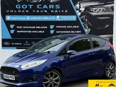 Used Ford Fiesta ST-Line 140 HP (102 kW) 2016 Blue Hatchback