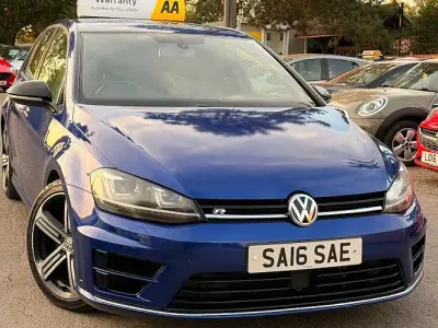 Used VW Golf VII R 300 HP (220 kW) 2016 Blue Hatchback