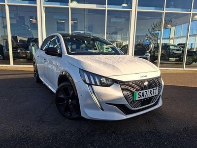 Used Peugeot e-208 GT 100 kW (136 HP) 2021 White Hatchback