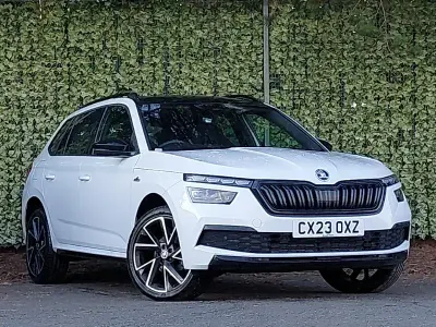 Used Skoda Kamiq Monte Carlo 110 HP (80 kW) 2023 White SUV