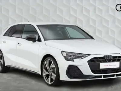 Used Audi A3 Sportback Black Edition 2025 White Hatchback