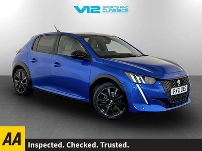 Used Peugeot 208 Premium 102 HP (75 kW) 2021 Blue Hatchback