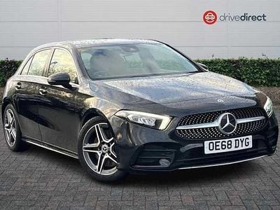 Black Used 2018 Mercedes A250 AMG line Hatchback | £14,157 (Fair price)