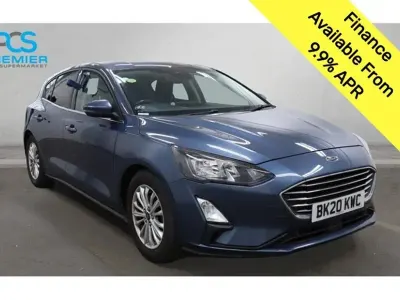 Used Ford Focus Titanium 125 HP (91 kW) 2020 Blue Hatchback