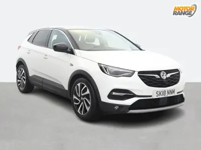 Used Vauxhall Grandland X Ultimate 177 HP (130 kW) 2018 White SUV