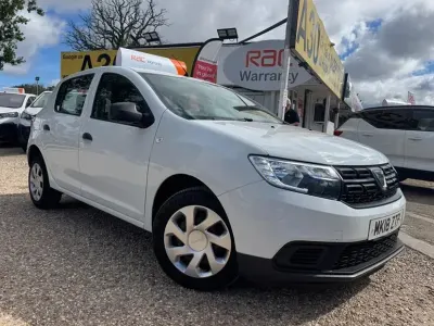 Used Dacia Sandero Ambiance 2018 White Hatchback