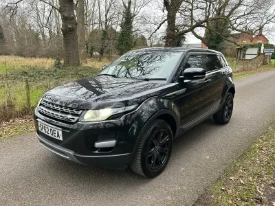 Gebraucht Land Rover Range Rover evoque Pure 150 PS (110 kW) 2012 Schwarz SUV