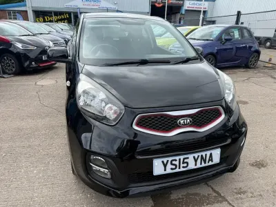 Used Kia Picanto 68 HP (50 kW) 2015 Black Hatchback