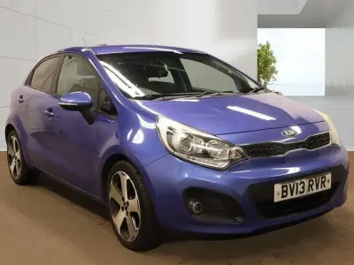 Used Kia Rio 90 HP (66 kW) 2013 Blue Hatchback
