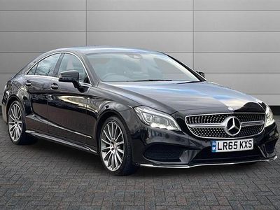 Obsidian black Used 2015 Mercedes CLS220 AMG Line Premium Sedan | £12,050 (Fair price)