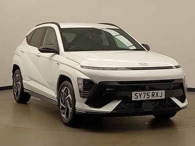 Special solid atlas white New 2025 Hyundai Kona N Line SUV | £25,298 (Fair price)