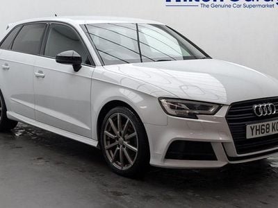 Used Audi A3 Sportback Black Edition 116 HP (85 kW) 2019 White Hatchback