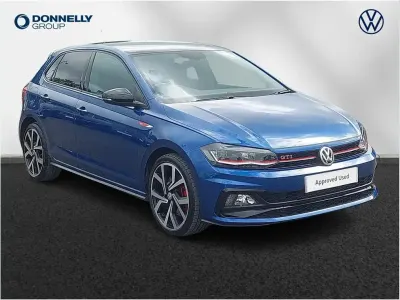 Used VW Polo GTI 200 HP (147 kW) 2020 Blue Hatchback