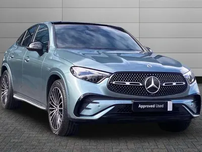 Used Mercedes GLC300 AMG line 258 HP (189 kW) 2025 Verde silver Coupe