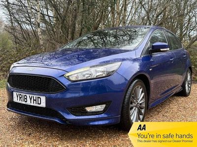 Used Ford Focus ST-Line 120 HP (88 kW) 2018 Blue Hatchback