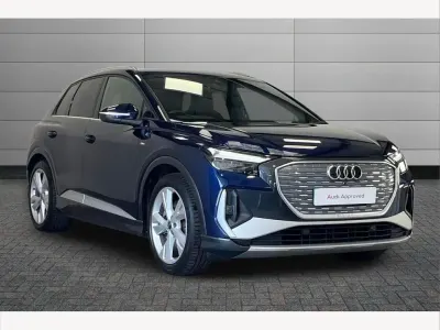 Used Audi Q4 e-tron S-Line 150 kW (204 HP) 2023 Blue SUV