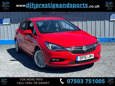 Second-hand Vauxhall Astra Elite 136 CP (100 kW) 2016 Roșu Hatchback