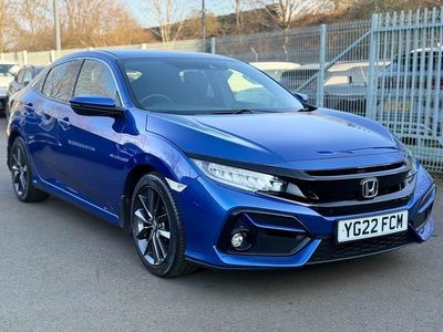 Used Honda Civic SR 126 HP (92 kW) 2022 Blue Hatchback