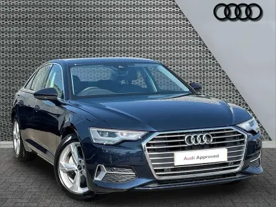 Used Audi A6 Sport 200 HP (147 kW) 2023 Blue Sedan