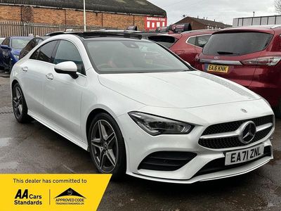 Used Mercedes CLA180 AMG Line Premium Plus 136 HP (100 kW) 2021 White Sedan