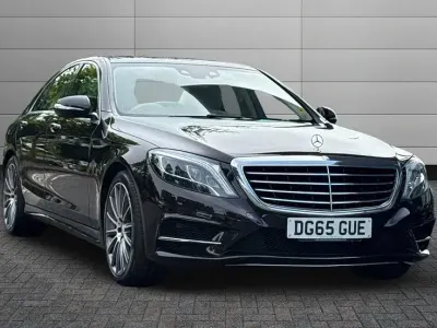 Used Mercedes S350 AMG line 258 HP (189 kW) 2015 Ruby black Sedan