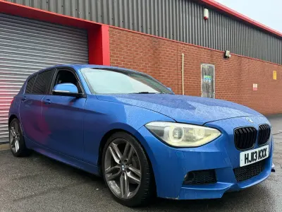 Begagnad BMW 120 M Sport 2013 Blå Halvkombi