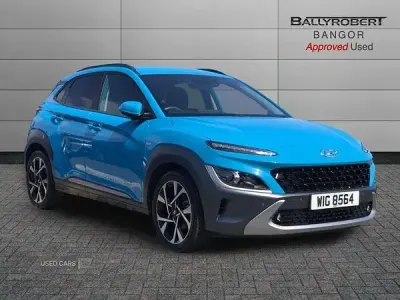 Used Hyundai Kona Premium 120 HP (88 kW) 2023 Blue SUV