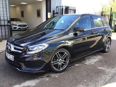Used Mercedes B200 AMG line 2017 Black MPV