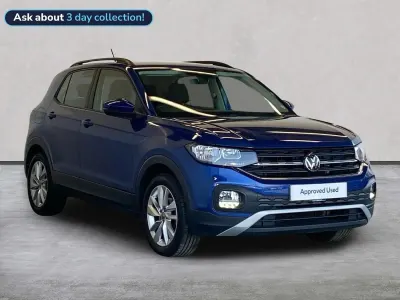 Used VW T-Cross SE 95 HP (69 kW) 2023 Blue SUV