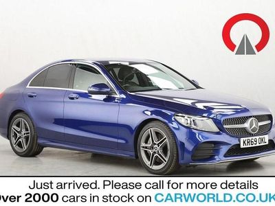 Used Mercedes C300 AMG Line Premium 245 HP (180 kW) 2019 Blue Sedan