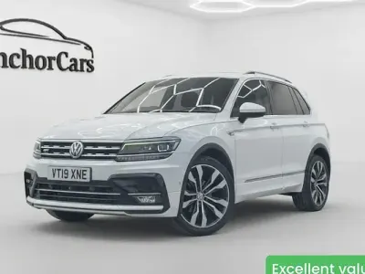 Used VW Tiguan R-line 150 HP (110 kW) 2019 White SUV