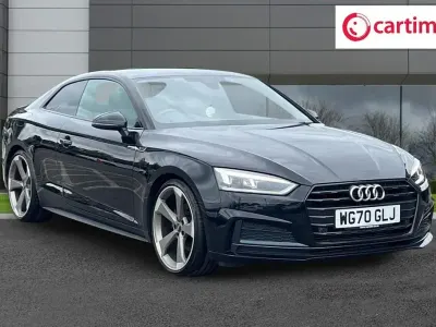 Second-hand Audi A5 Black Edition 190 CP (139 kW) 2020 Negru Coupe