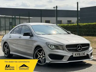 Used Mercedes CLA220 AMG 177 HP (130 kW) 2016 Silver Coupe