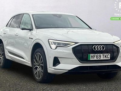 White Used 2019 Audi e-tron Advanced SUV | £22,199 (A bit pricey)