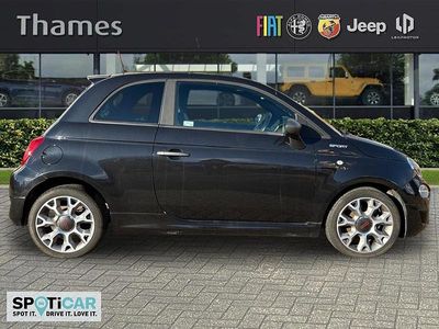 Black Used 2021 Fiat 500 Sport Hatchback | £10,745 (A bit pricey)
