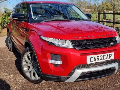 Used Land Rover Range Rover evoque Dynamic 190 HP (139 kW) 2013 Red SUV