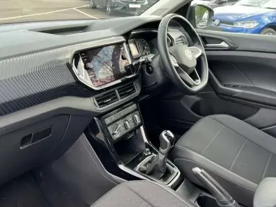 Used VW T-Cross Black Edition 95 HP (69 kW) 2023 Smokey grey metallic SUV