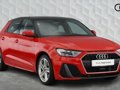 Used Audi A1 Sportback S-Line 150 HP (110 kW) 2022 Red Hatchback