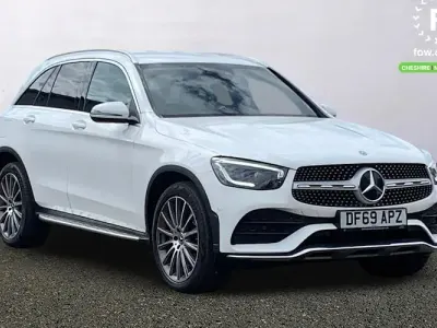 Used Mercedes GLC300 AMG Line Premium 258 HP (189 kW) 2019 White SUV