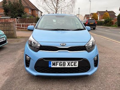 Used Kia Picanto 66 HP (48 kW) 2018 Blue Hatchback