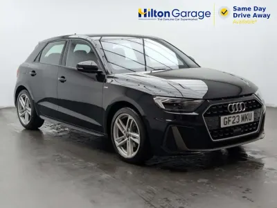 Used Audi A1 Sportback S-Line 110 HP (80 kW) 2023 Black Hatchback