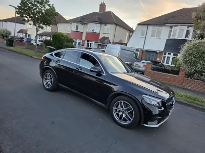 Used Mercedes GLC220 AMG line 2018 Black Coupe