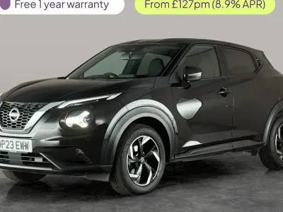 Used Nissan Juke N-Connecta 114 HP (83 kW) 2023 Black SUV
