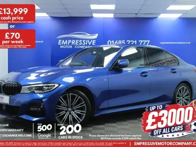 Used BMW 320 M Sport 190 HP (139 kW) 2019 Blue Sedan